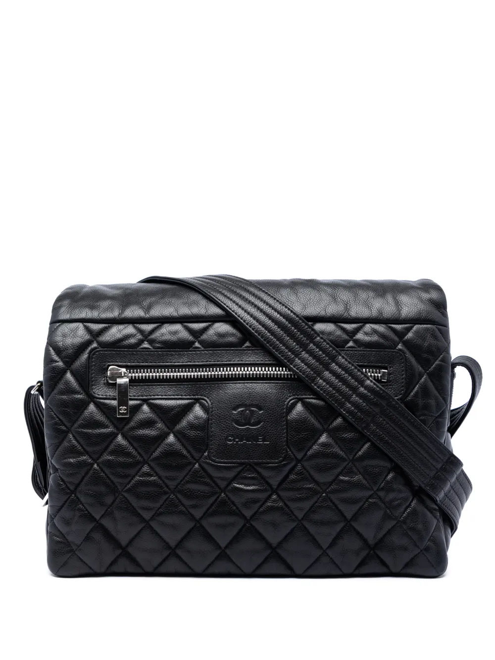 CHANEL Pre-Owned Borsa a tracolla Coco Cocoon grande trapuntata 2010-2011 - Nero
