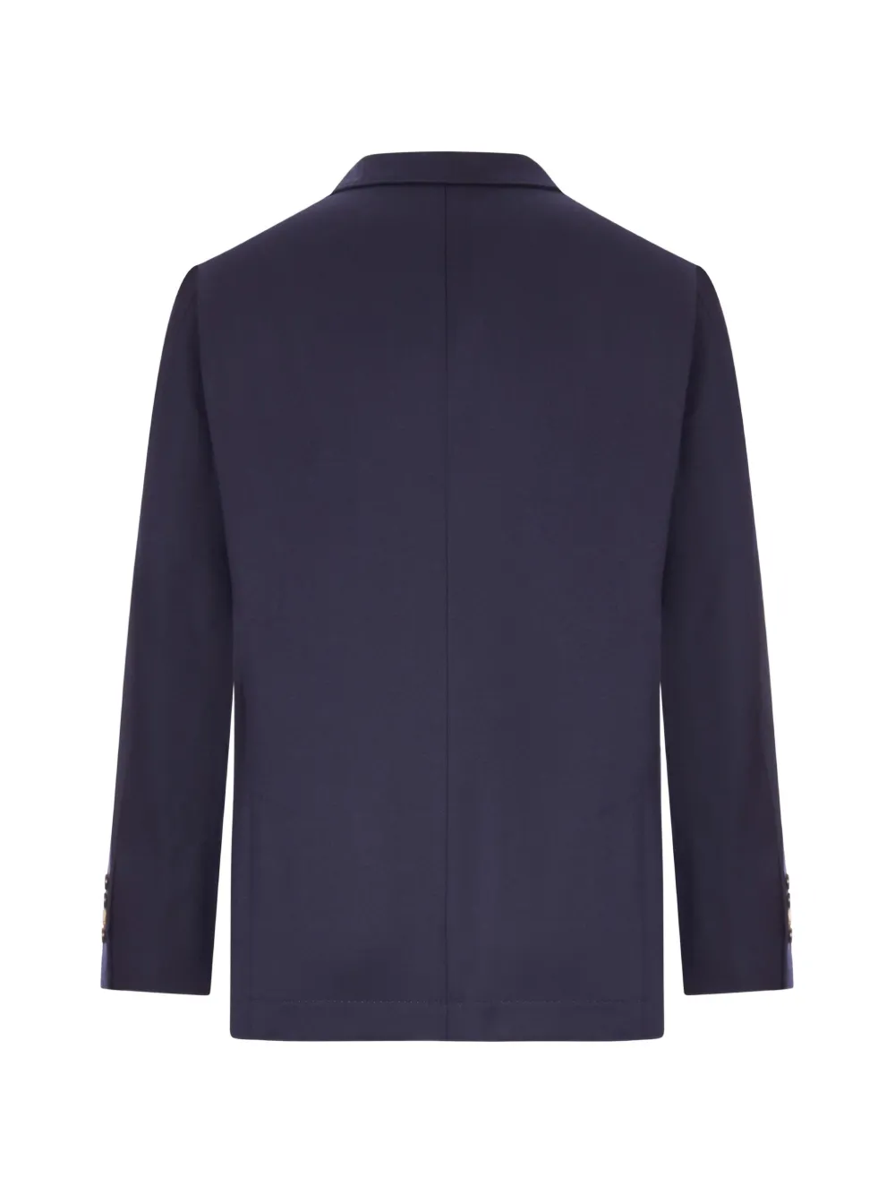 Brunello Cucinelli Wollen blazer met enkele rij knopen Blauw