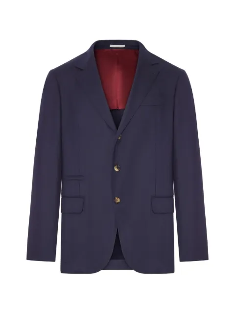 Brunello Cucinelli single-breasted wool blazer