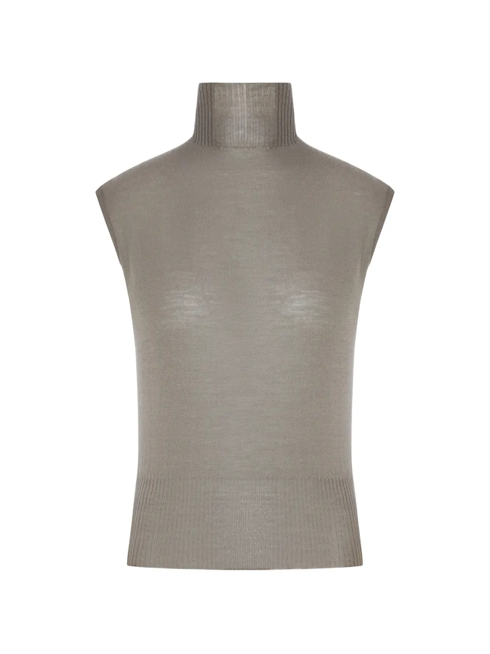 Rick Owens ribbed-knit sleeveless top - Toni neutri