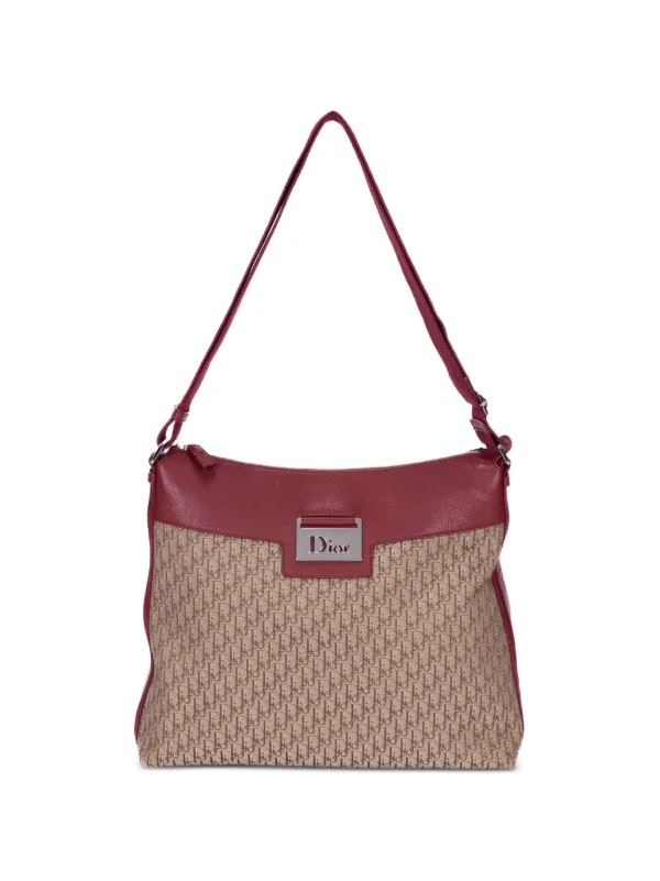 Dior Pre-owned Street Chic Messenger Shoulder Bag in Neutrals