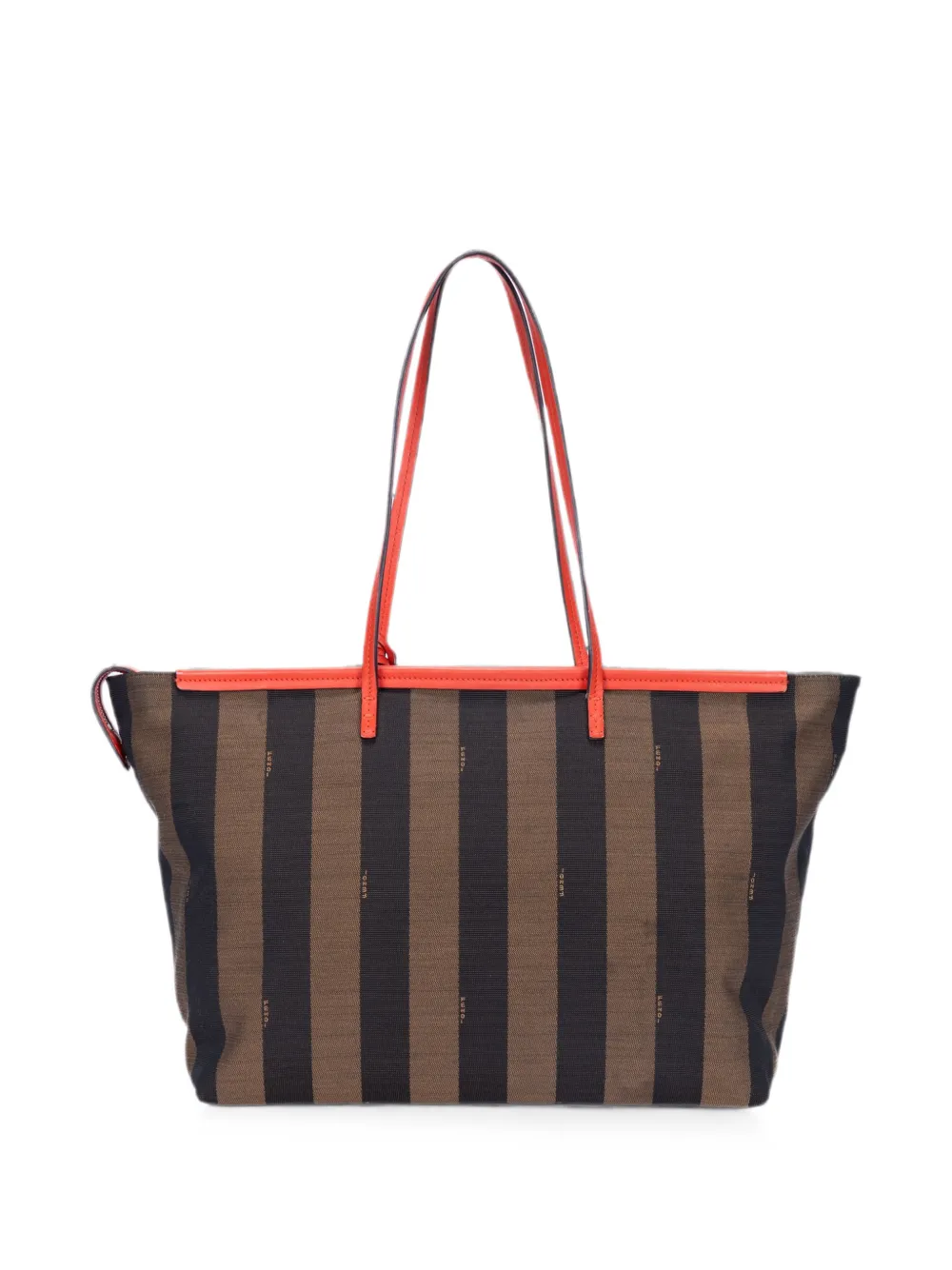 Fendi Pre-owned Pequin Roll Tote Bag in Brown, view 2