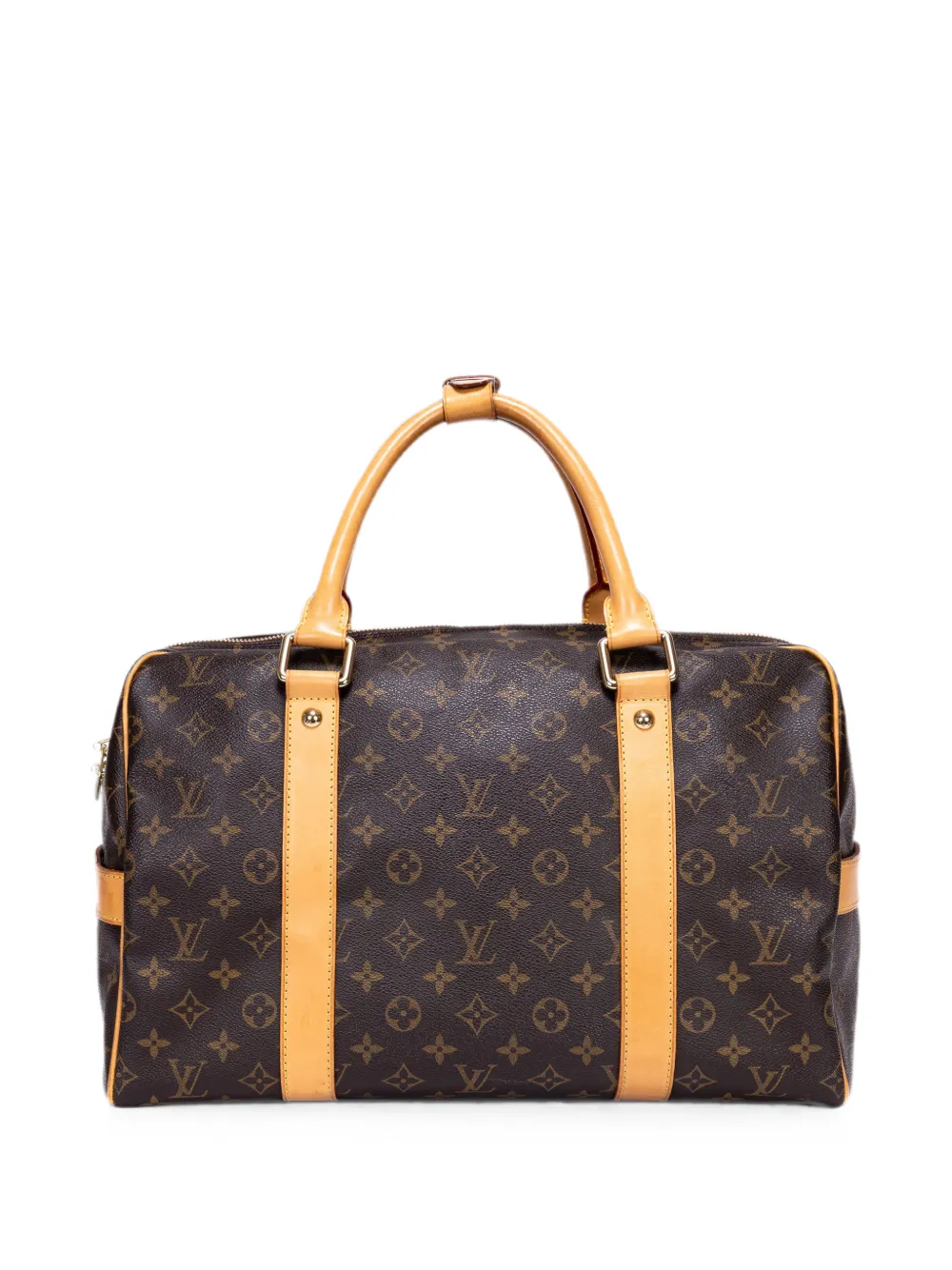 Louis Vuitton Pre-Owned Carryall Monogram handtas Bruin