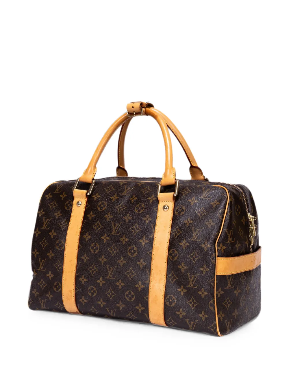 Louis Vuitton Pre-Owned Carryall Monogram handtas Bruin