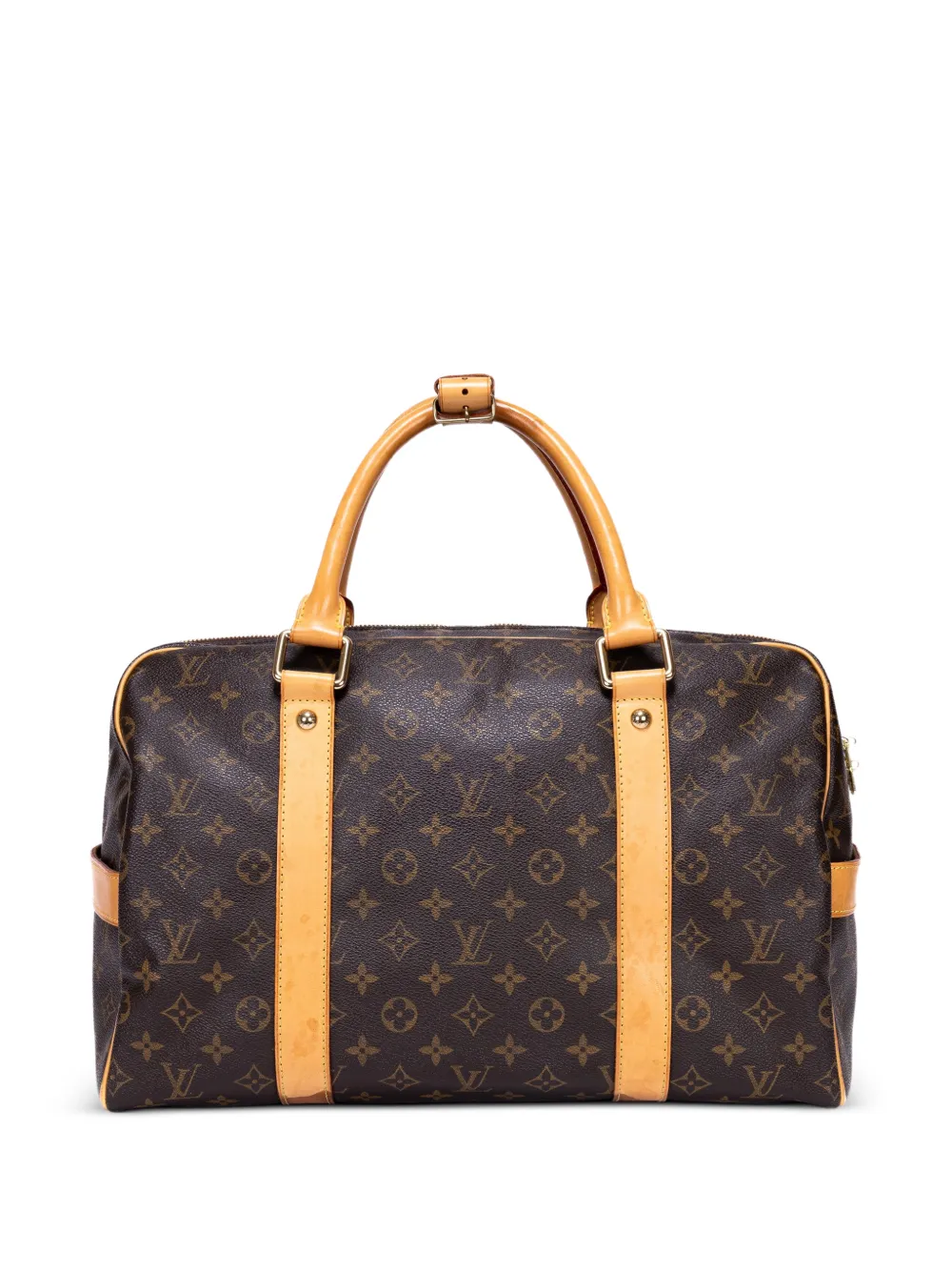 Louis Vuitton Pre-Owned Carryall Monogram handtas Bruin