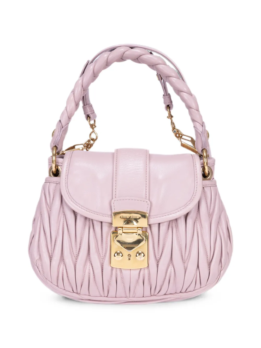 Miu Miu Pre-Owned Coffer Matelassé handbag - Rosa