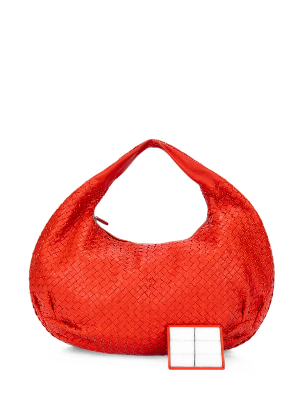Bottega Veneta Pre-Owned Intrecciato hobo bag - Orange
