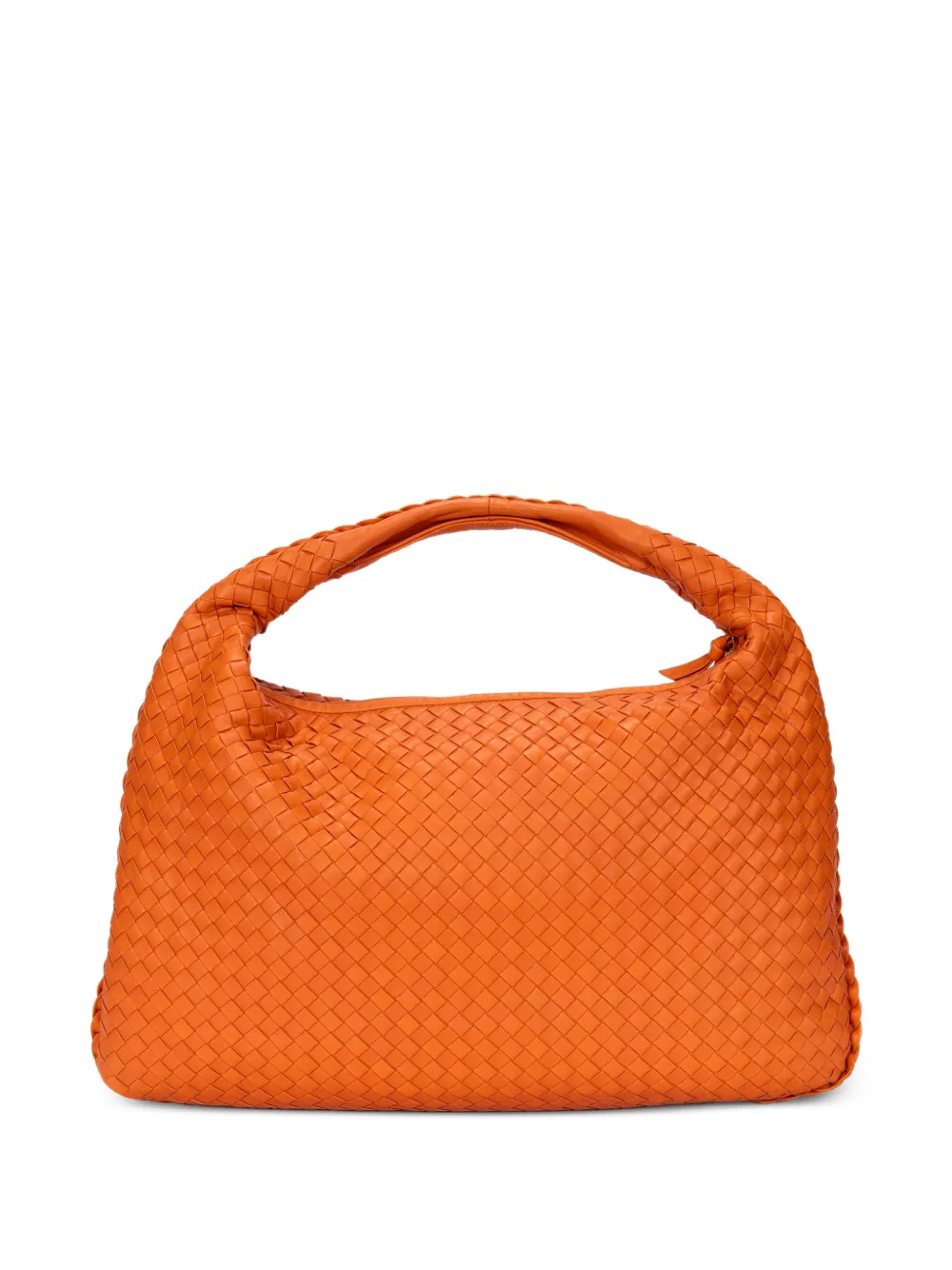 Bottega Veneta Pre-Owned Intrecciato Hobo large shoulder bag - Orange