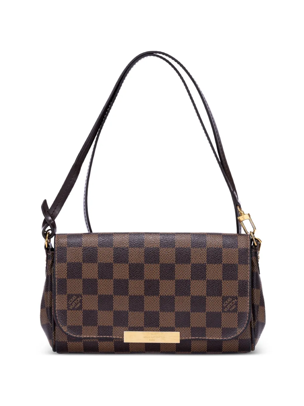 Louis Vuitton Pre-Owned Favorite PM Damier Ebène shoulder bag - Marrone