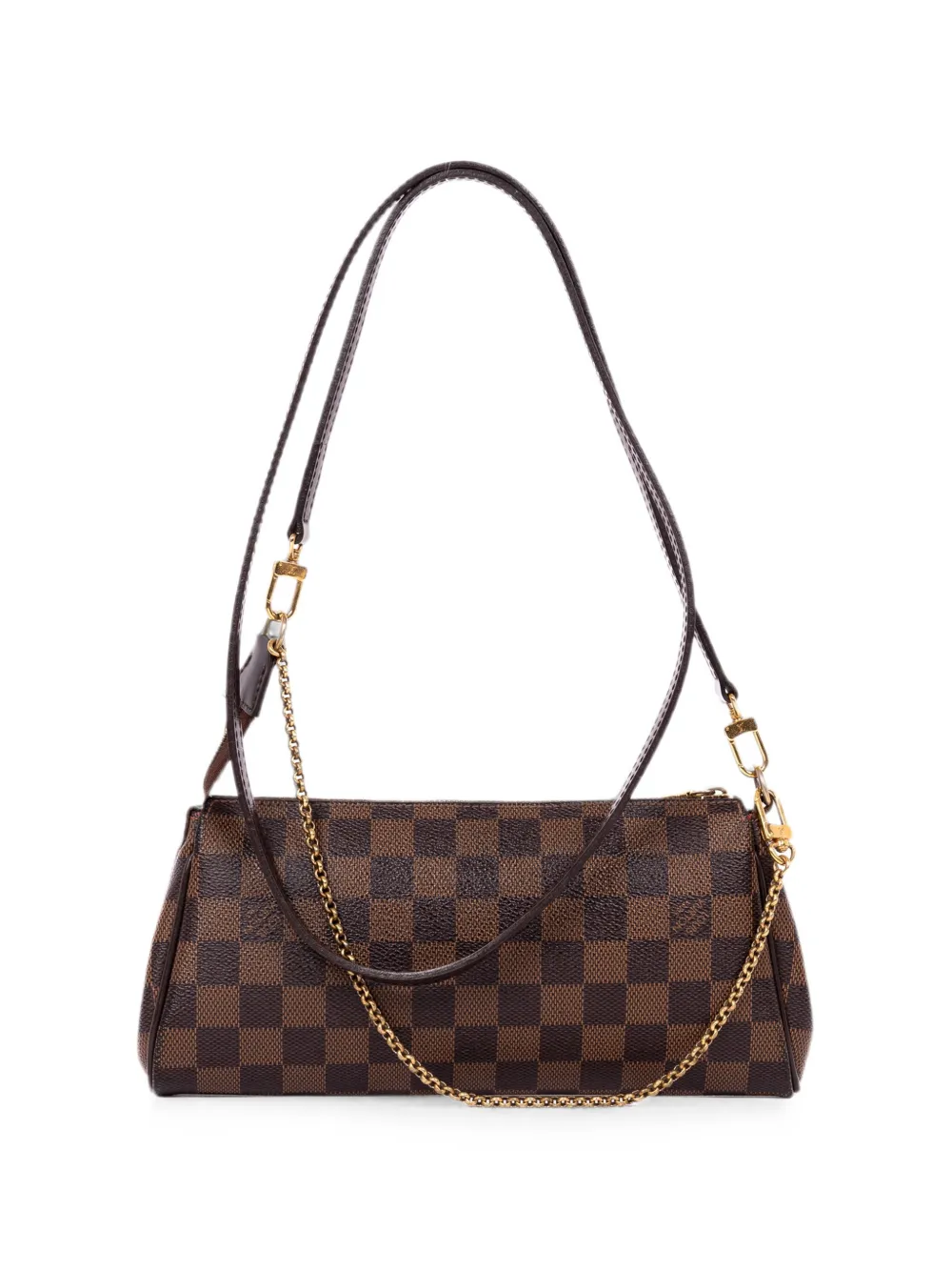 Louis Vuitton Pre-Owned Eva Damier Ebène clutch Bruin