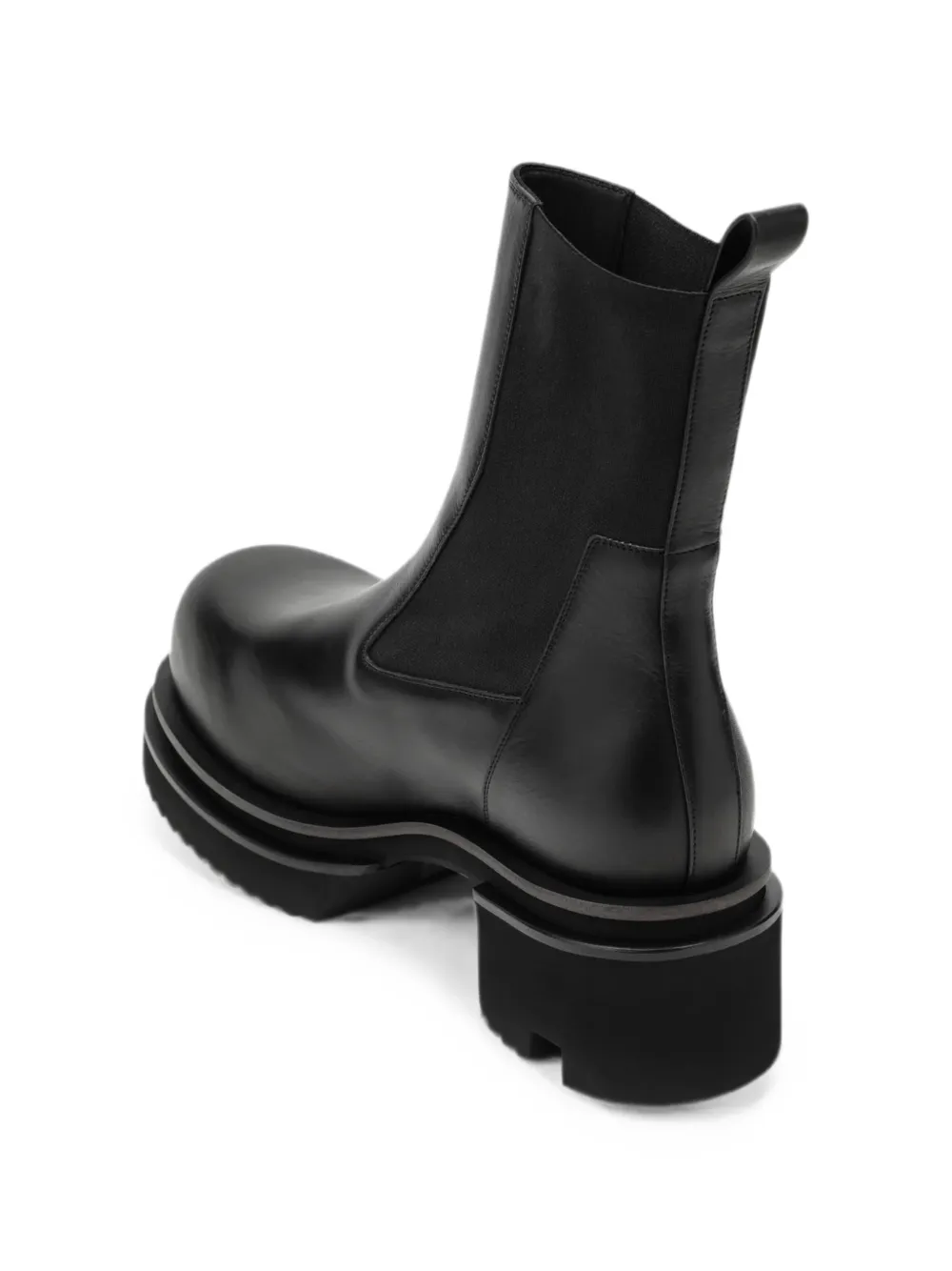 Rick Owens Beatle Gabe leather chelsea boots Zwart