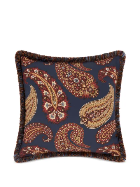 ETRO HOME Paisley-print fringed cushion