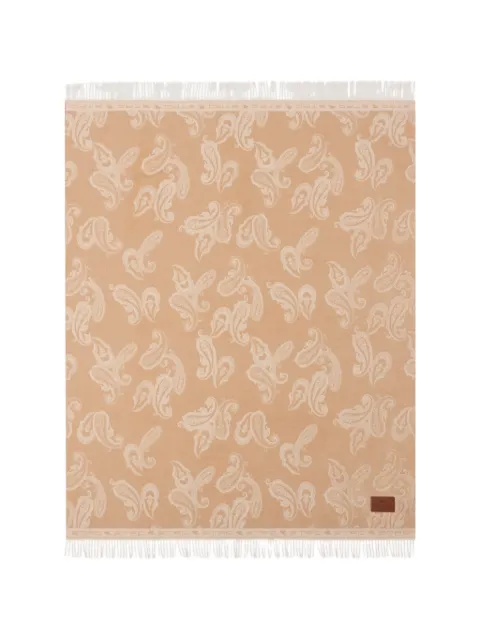 ETRO HOME Paisley jacquard throw blanket