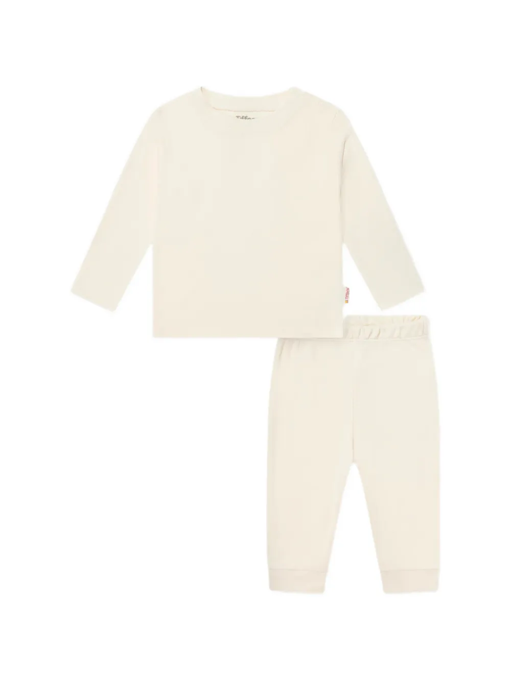 TIFFANY KIDS press-stud long-sleeve trouser set - Toni neutri