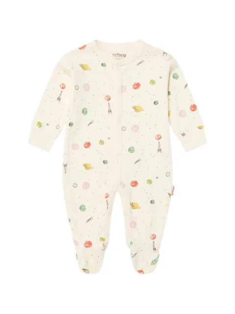TIFFANY KIDS space-print bodysuit