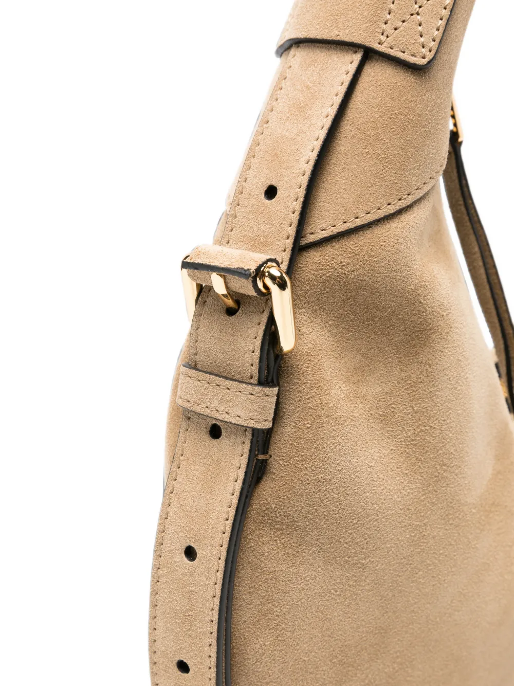 Moschino Crescent-shape Shoulder Bag in Neutrals, view 4