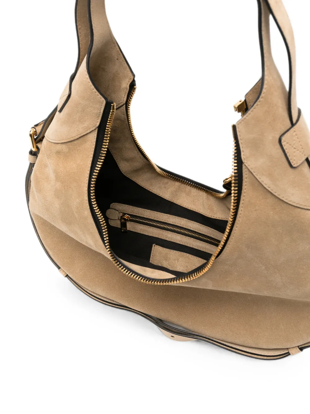 Moschino Crescent-shape Shoulder Bag in Neutrals, view 5