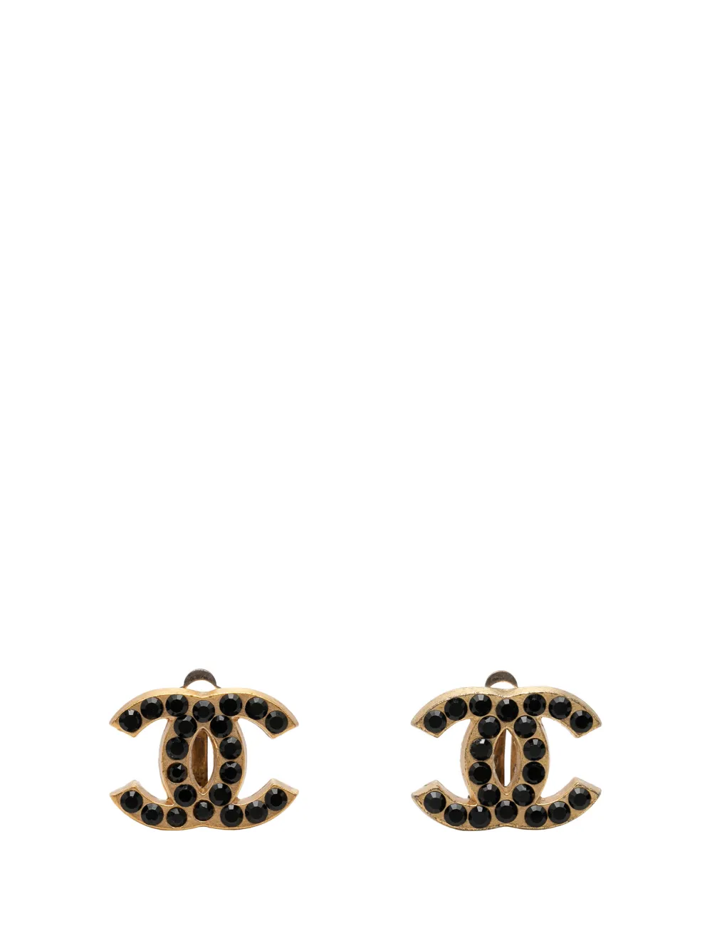 CHANEL Pre-Owned Orecchini a clip CC 2001 - Nero