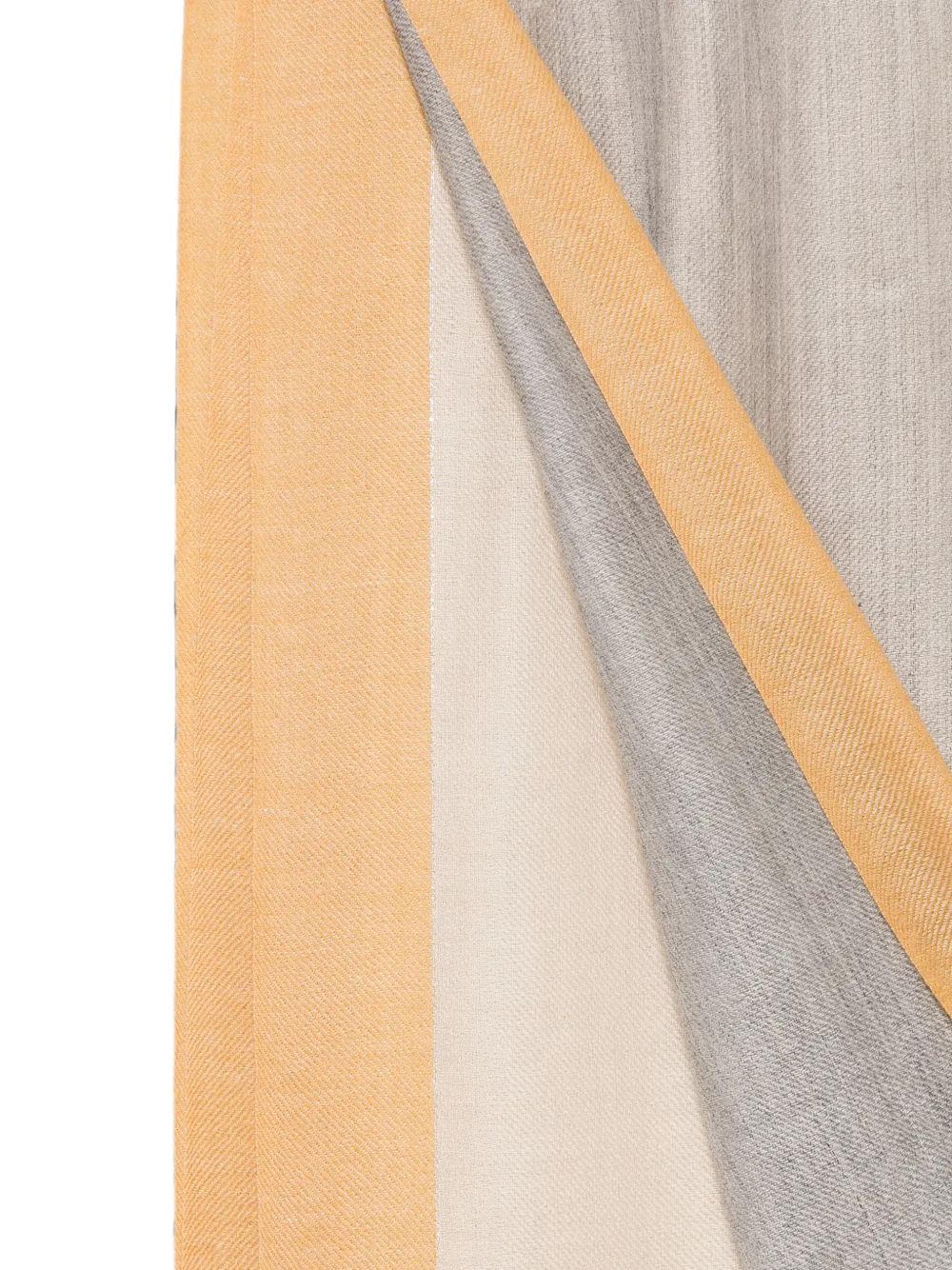 N.Peal Pashmina sjaal met afwerking Grijs