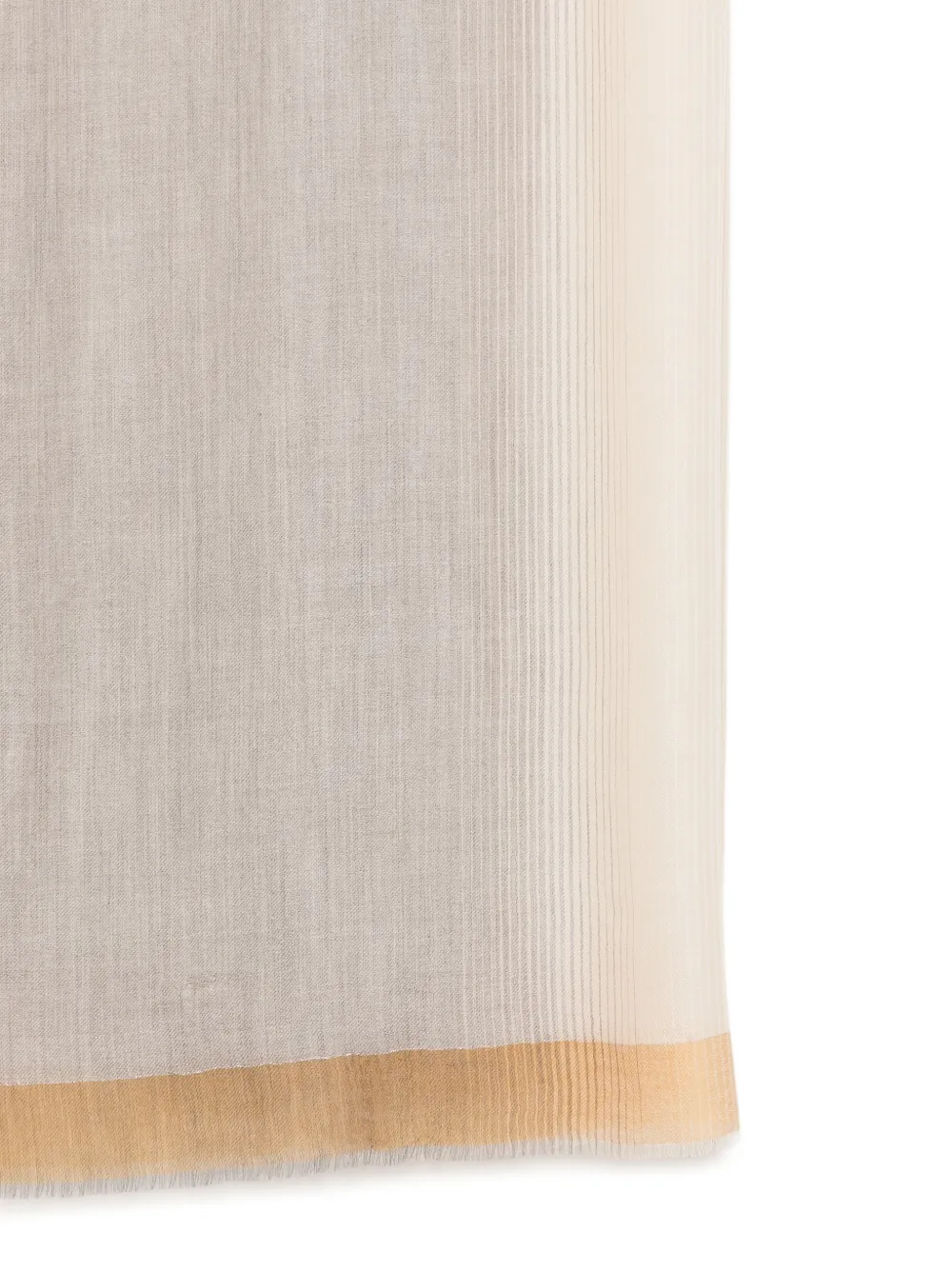 N.Peal Pashmina sjaal met afwerking Grijs