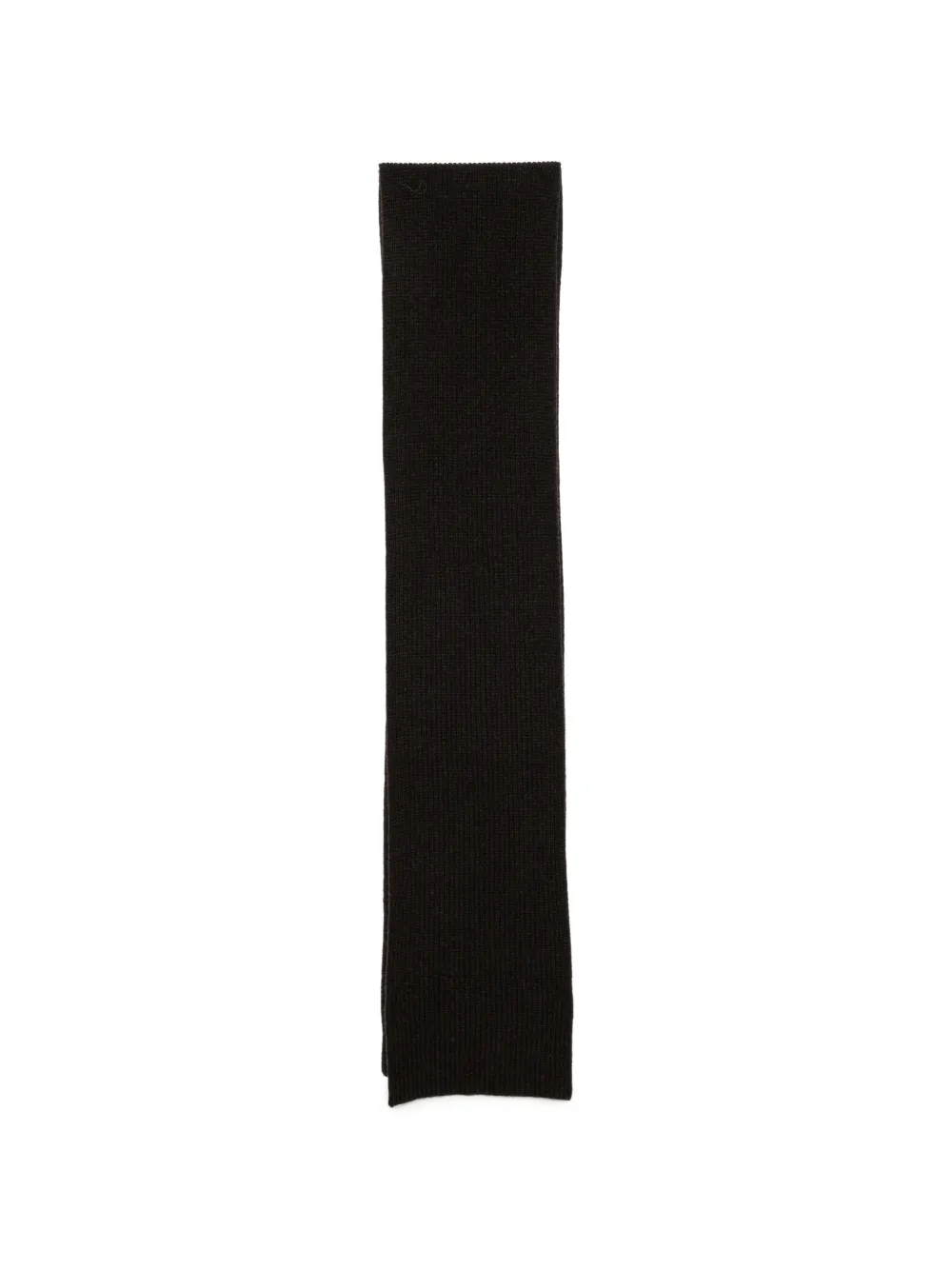 N.Peal Sciarpa a coste in cashmere - Marrone