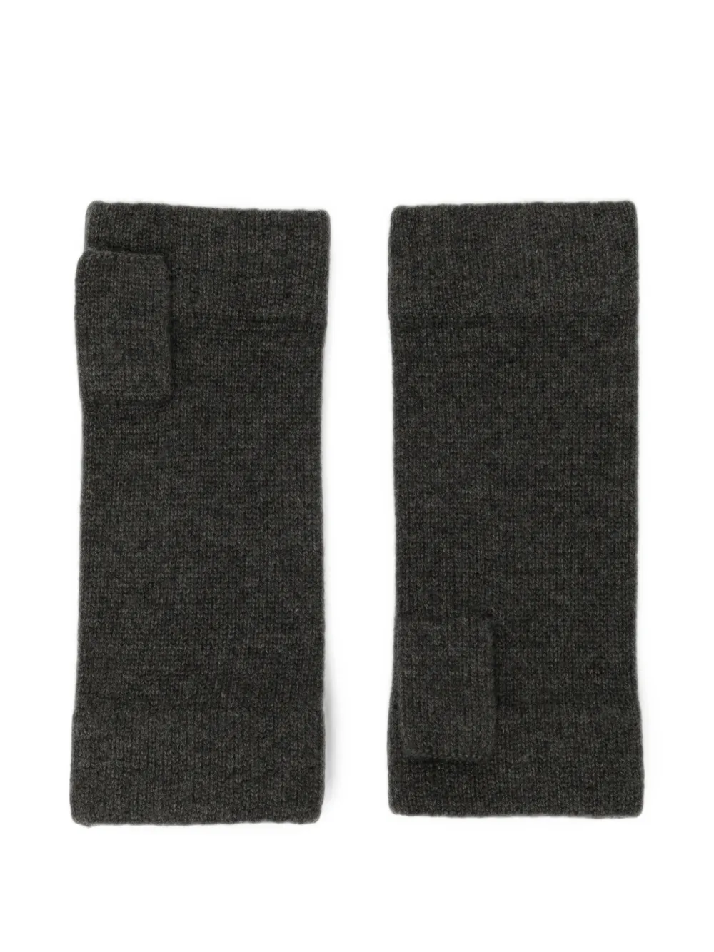 N.Peal Vingerloze handschoenen Grijs