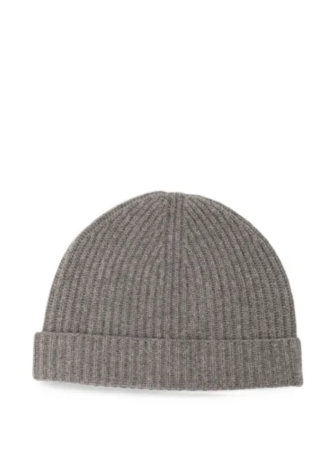 N.Peal ribbed-knit beanie hat