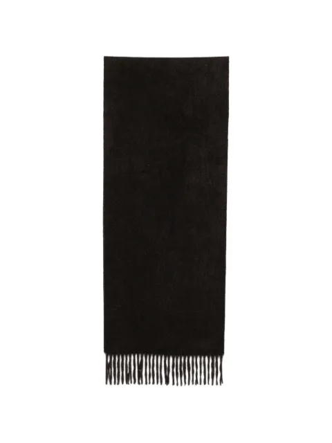 N.Peal woven fringed scarf