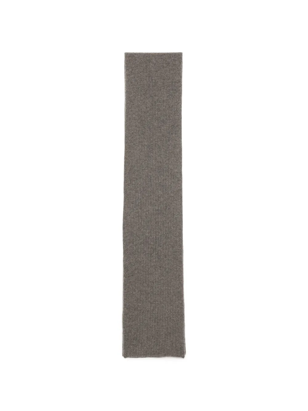 N.Peal Sciarpa a coste in cashmere - Grigio