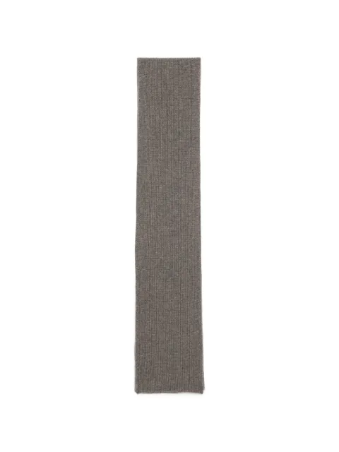 N.Peal ribbed cashmere scarf