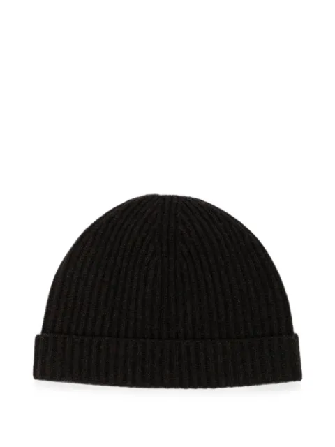 N.Peal ribbed-knit beanie hat