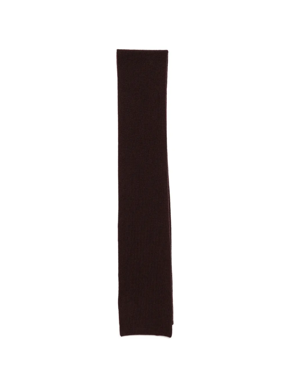 N.Peal Sciarpa a coste in cashmere - Rosso