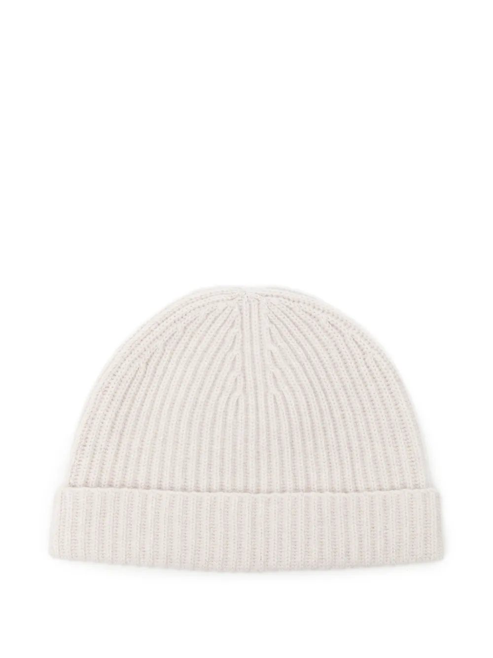 N.Peal Ribgebreide muts Beige