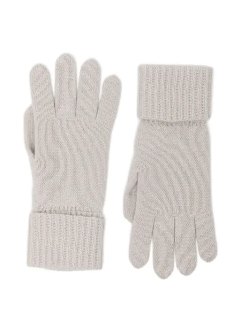 N.Peal ribbed-cuff gloves