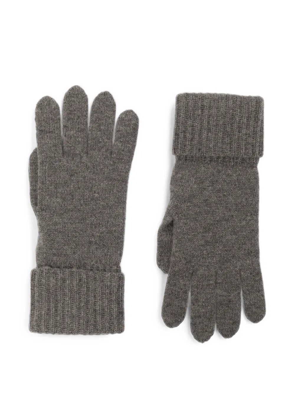 N.Peal ribbed-cuff gloves · One Size