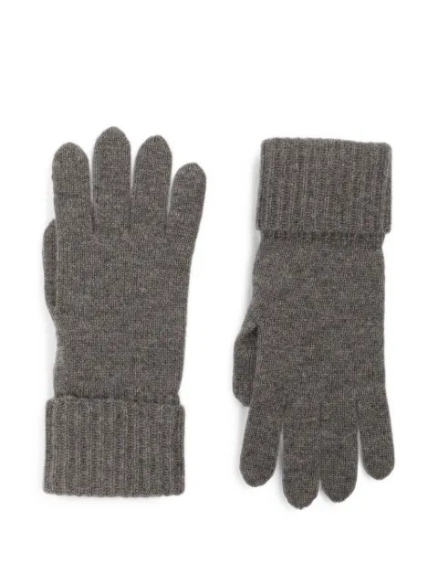 N.Peal ribbed-cuff gloves