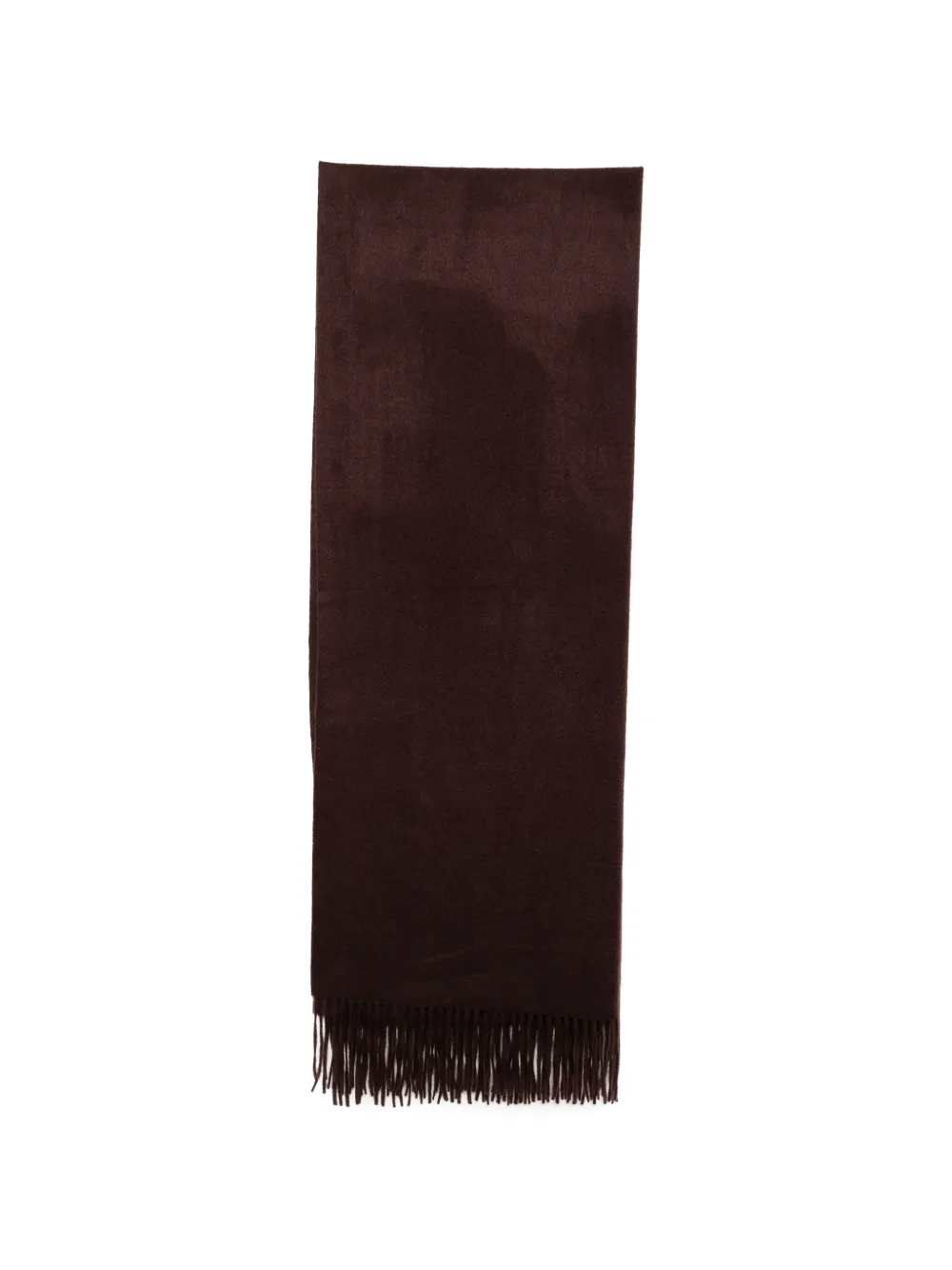 N.Peal Scialle con frange - Rosso
