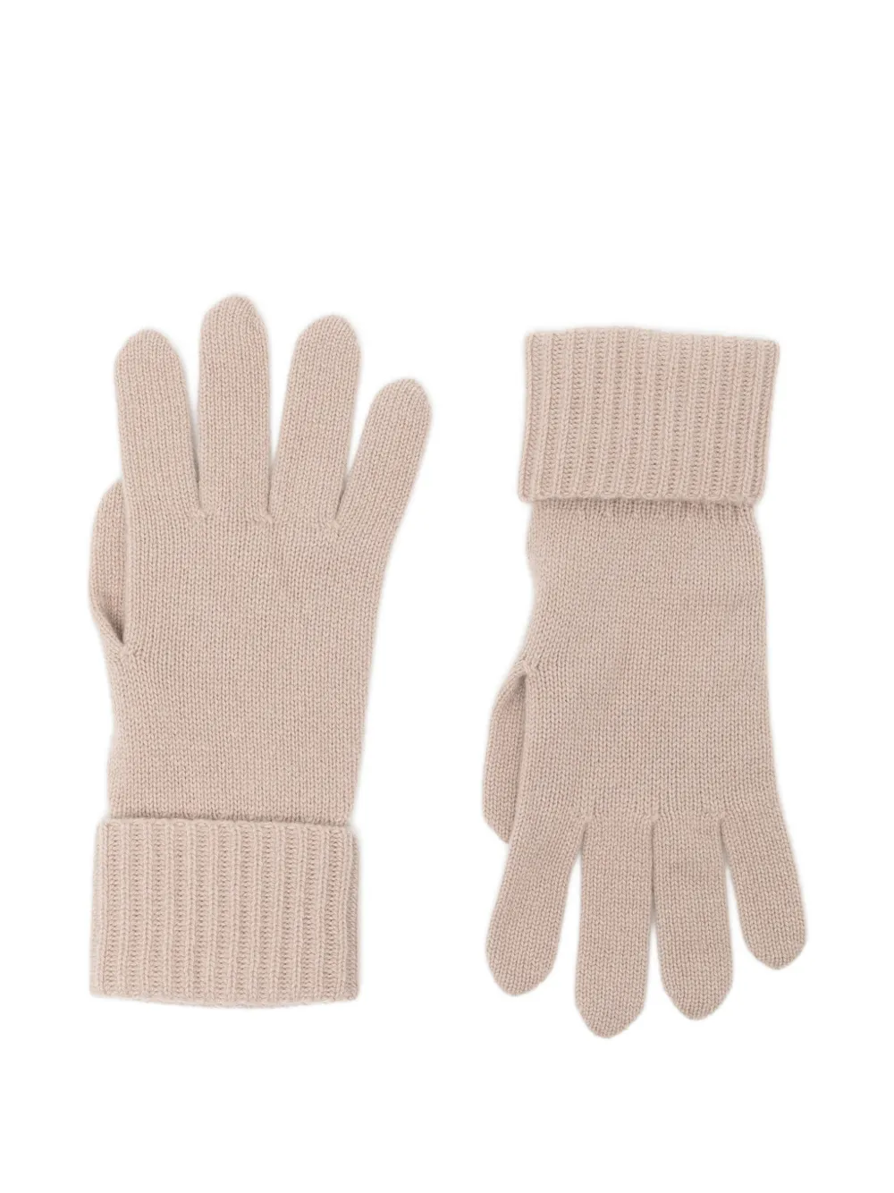 N.Peal ribbed gloves