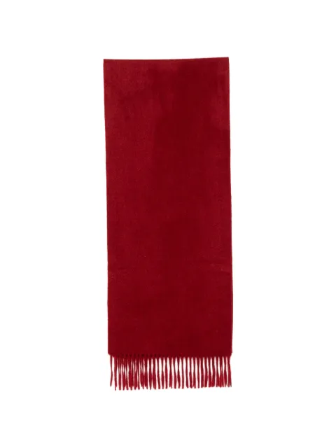 N.Peal woven fringed scarf