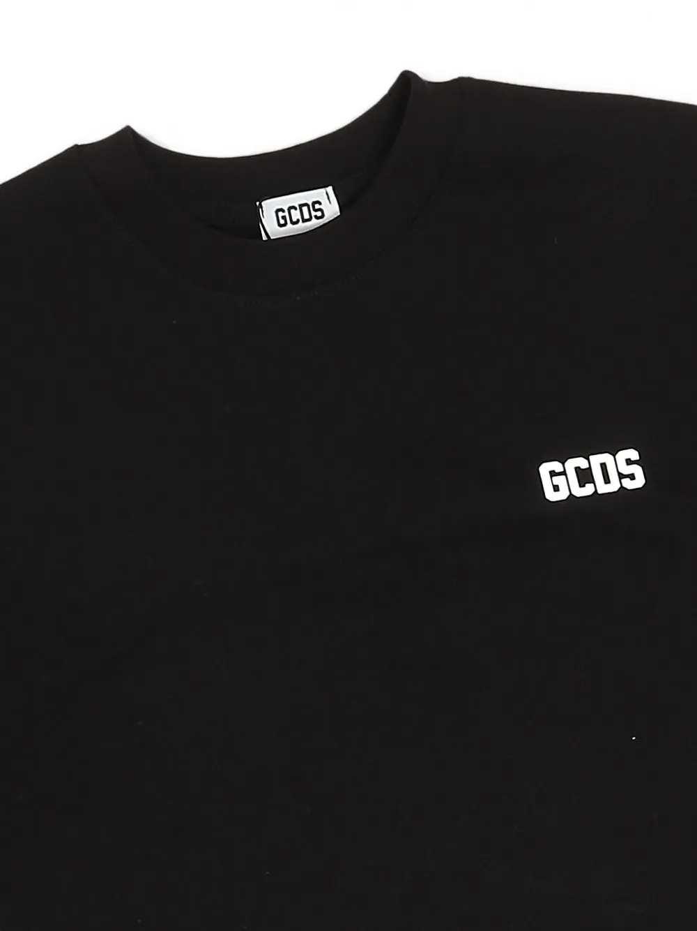 Gcds Kids T-shirt met logoprint Zwart