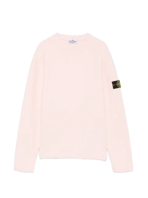 Stone Island Junior logo-patch sweater