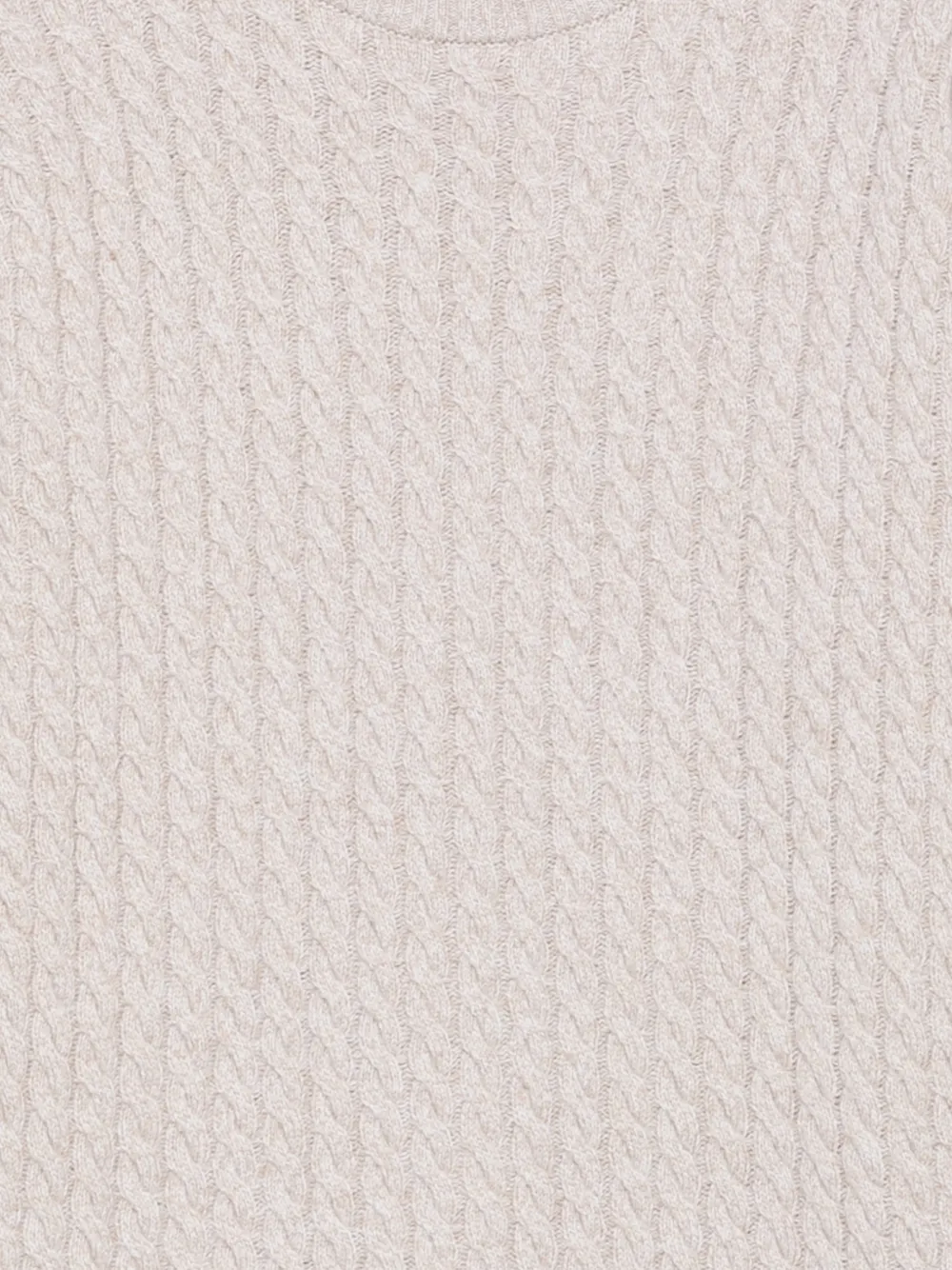 Eleventy Kids Kabelgebreide trui Beige