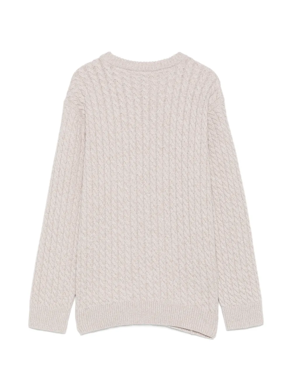 Eleventy Kids Kabelgebreide trui Beige