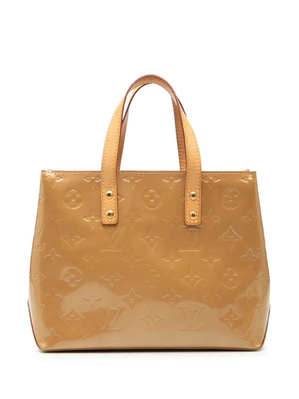 Louis Vuitton Pre-Owned Borsa a mano Reade PM in pelle Vernis con monogramma 2006 - Marrone