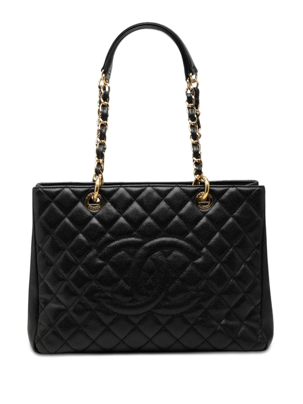 CHANEL Pre-Owned Borsa tote Grand Shopping in pelle Caviar 2011 - Nero