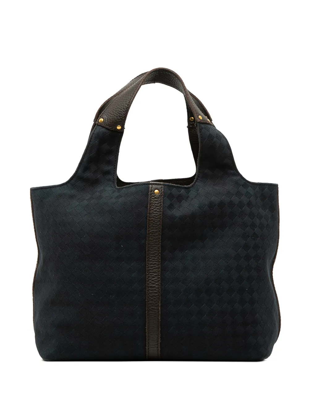 Bottega Veneta Pre-Owned Borsa a mano Intrecciato in tela 2000-2007 - Nero