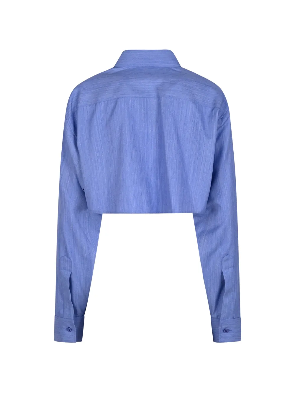Balenciaga Cropped blouse Blauw