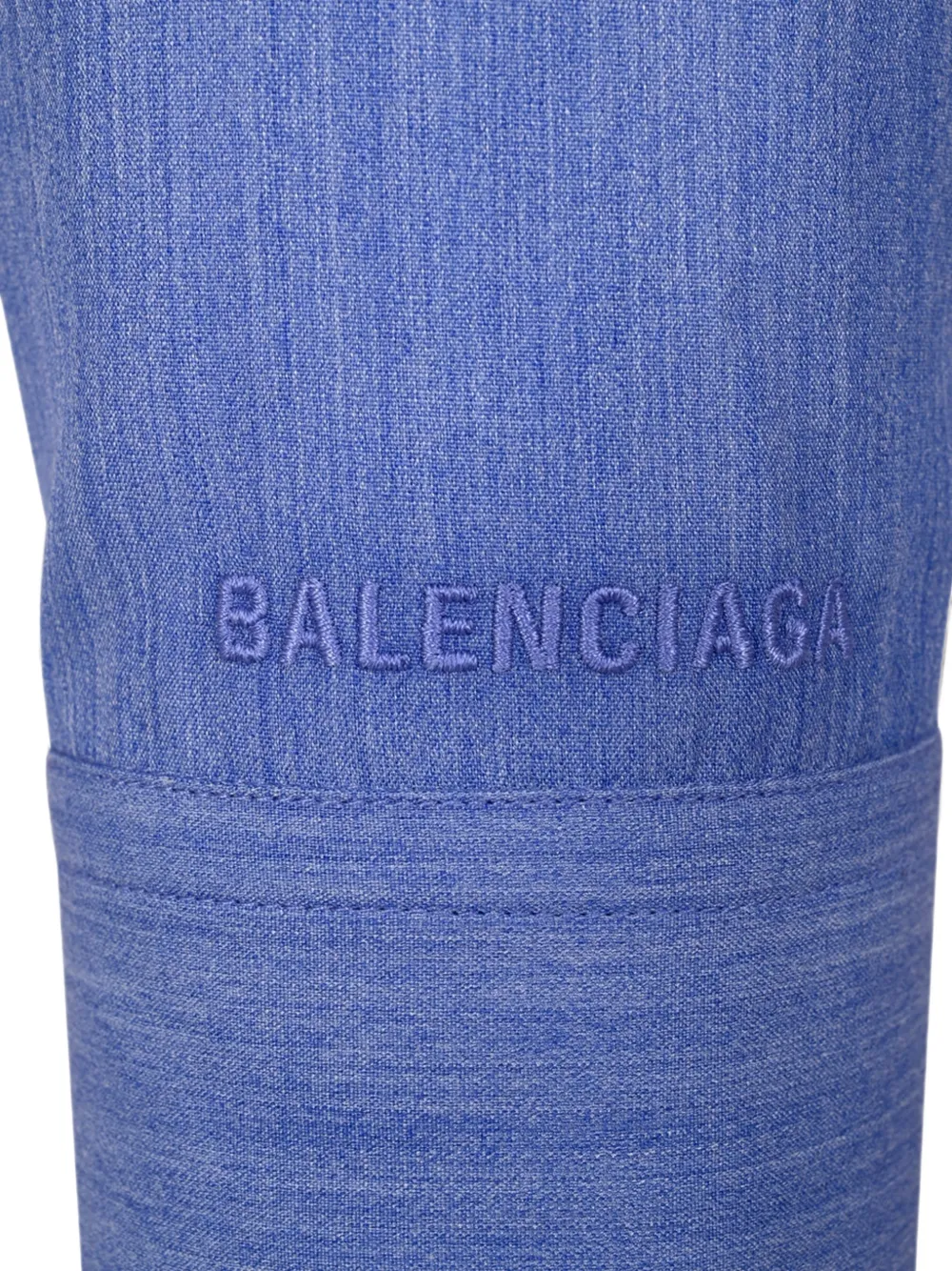 Balenciaga Cropped blouse Blauw