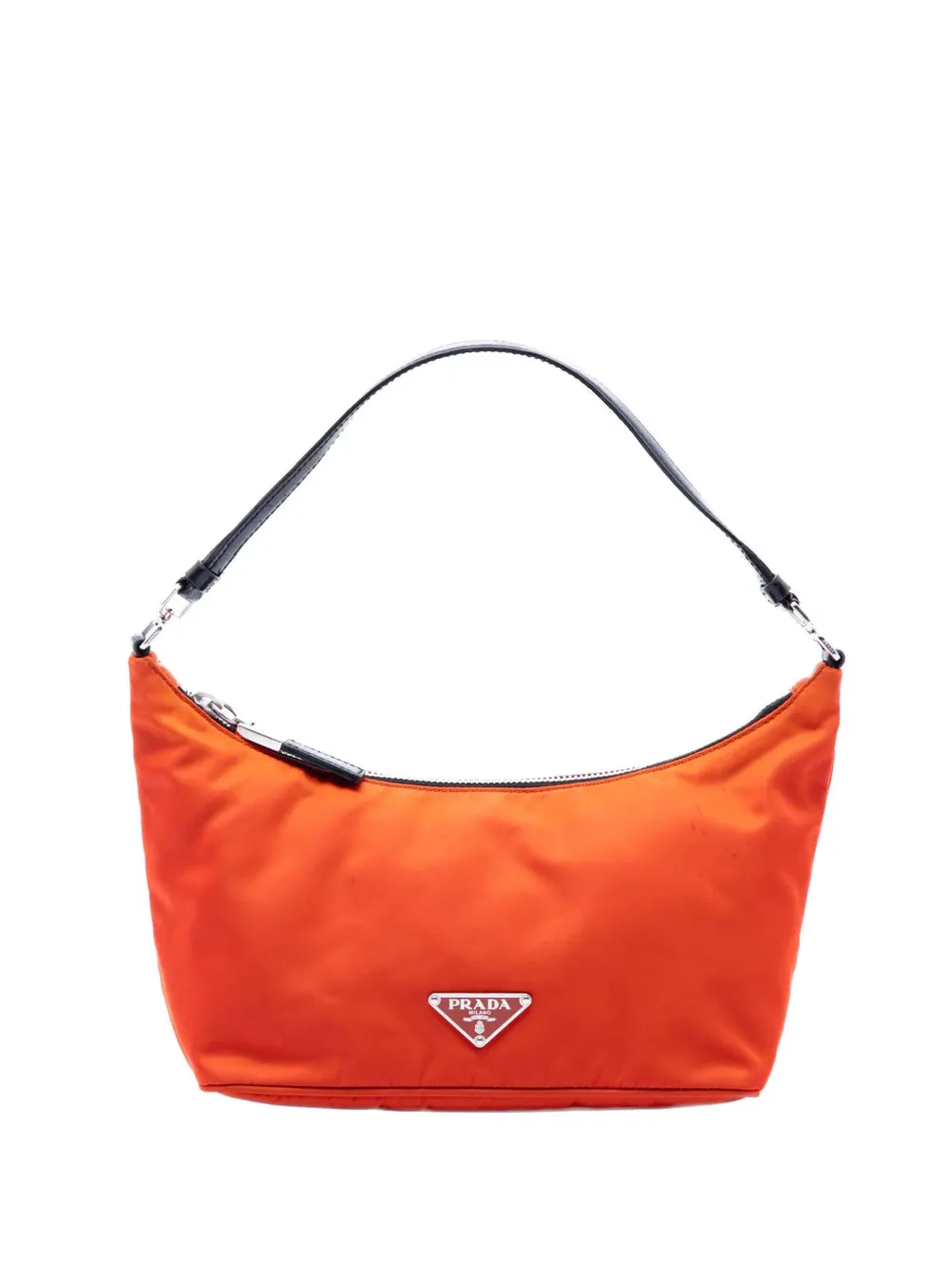 Prada Pre-Owned Borsa a spalla Sirio in tessuto 2013-2026 - Arancione