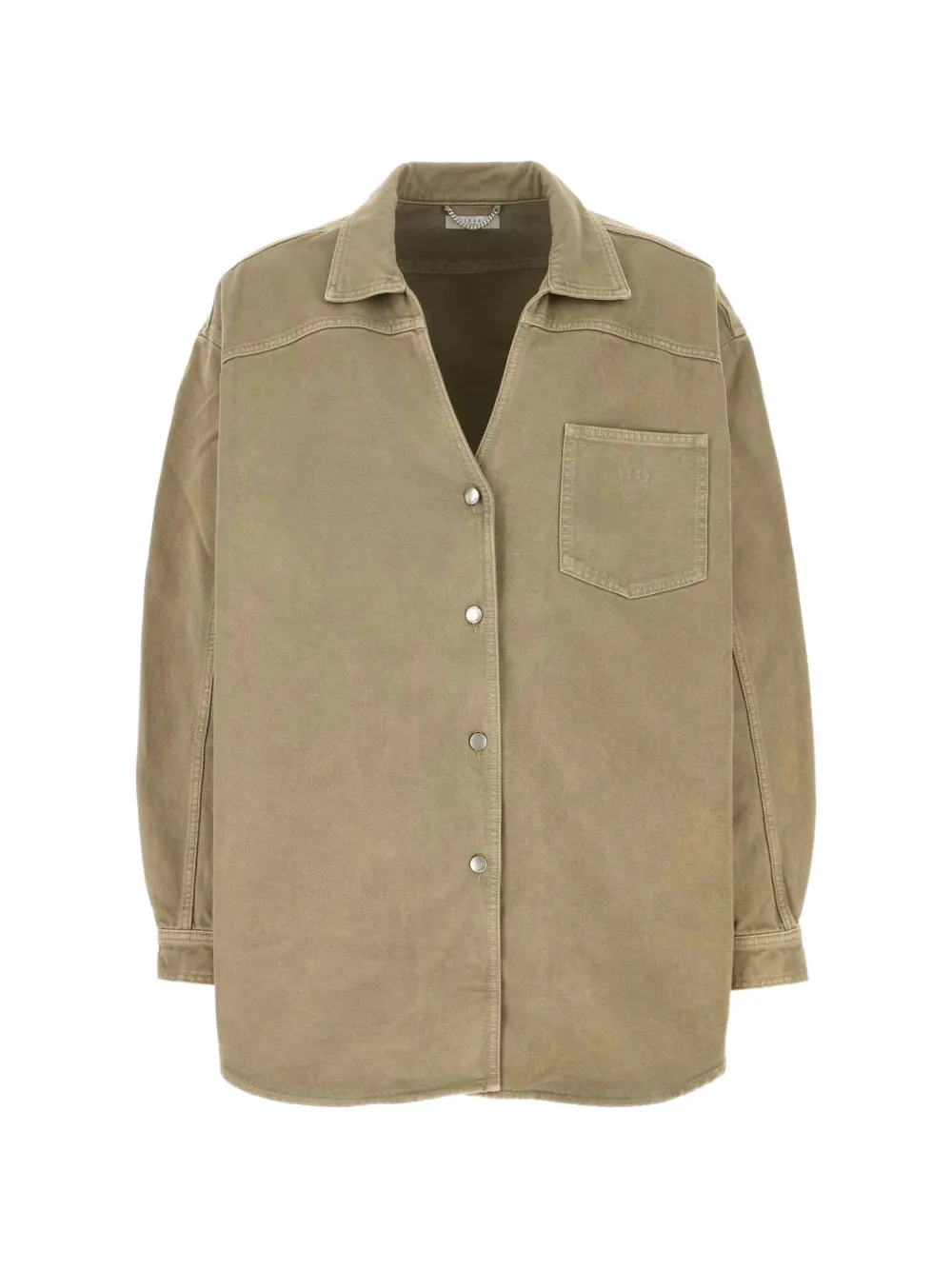 1989 STUDIO chest-pocket denim jacket - Nude